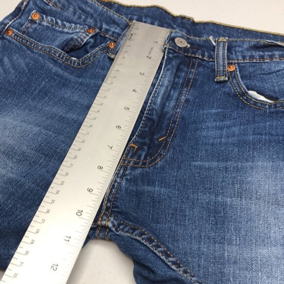 VINTAGE MENS LEVI 511 SLIM FIT JEANS 34x30 ⭐ - Picture 10 of 12